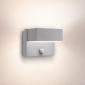 Eglo 97159 - LED Екстериорна Стенна лампа със сензор AZZINANO 2xLED/5,6W/230V IP44