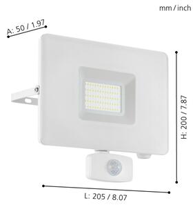Eglo 33159 - LED Рефлектор на сензор FAEDO 3 LED/50W/230V IP44