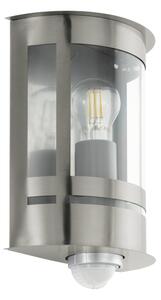 Eglo 79286 - Външно стенно осветително тяло със сензор TRIBANO 1xE27/60W/230V IP44