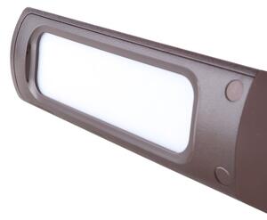 LED Димируема настолна лампа с дисплей LED/6W/230V кафява