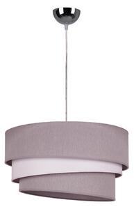 Duolla - Пендел TRIO 1xE27/40W/230V Ø 45 см сив/бял
