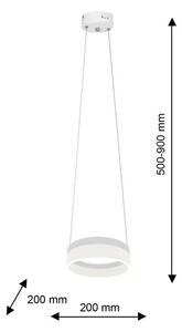 LED Полилей на верижка RING LED/12W/230V