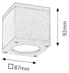 Rabalux 8149 - Екстериорна Лампа за таван AKRON 1xGU10/35W/230V IP54