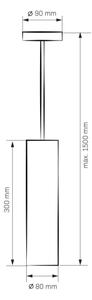 Полилей LATI 1xGU10/8W/230V черна