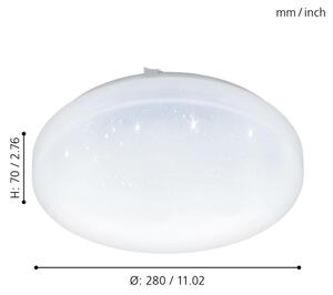 Eglo 97877 - LED Лампа за таван FRANIA-S LED/11,5W/230V