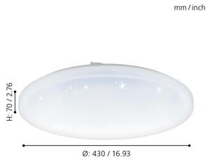 Eglo 97879 - LED Лампа за таван FRANIA-S LED/33,5W/230V