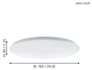 Eglo 97527 - LED Димируема лампа за таван GIRON LED/60W/230V