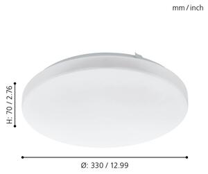 Eglo 97872 - LED Плафониера FRANIA LED/14,6W/230V