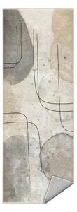 Сиво-кремава пътека подходяща за пране 80x200 cm Simple Lines – Mila Home