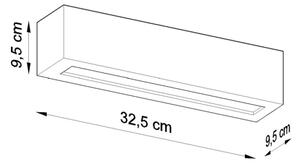 Стенна лампа VEGA 1xE27/60W/230V бяла
