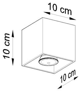 Sollux SL.0024 - Спот QUAD 1 1xGU10/10W/230V сив