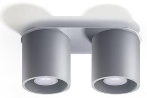Sollux SL.0055 - Спот ORBIS 2 2xGU10/40W/230V сив