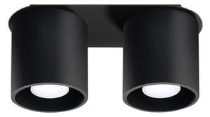Sollux SL.0054 - Спот ORBIS 2 2xGU10/40W/230V черен