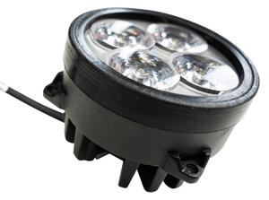 LED Прожектор за трактор BLACK LED/20W/10-30V IP69 5700K кръгла