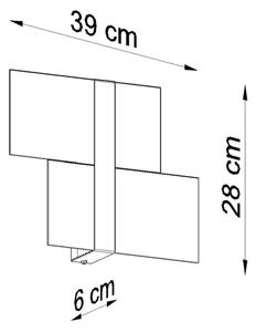 Sollux SL.0187 - Аплик MASSIMO 2xG9/40W/230V бял/хром