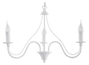 Полилей на верижка MINERWA 3 3xE14/40W/230V бяла