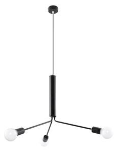 Полилей на верижка DUOMO 3D 3xE27/60W/230V черна