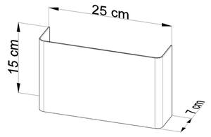 Стенна лампа COPERTURA 2xG9/40W/230V бяла