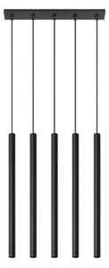 Sollux SL.0472 - Пендел PASTELO 5 5xG9/8W/230V черен