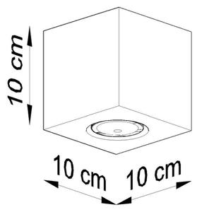 Sollux SL.0489 - Спот QUAD 1xGU10/10W/230V бетон