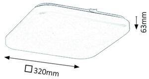 Rabalux 3344 - LED Плафониера ROB LED/32W/230V
