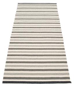 Сива и бежова пътека за открито и закрито 85x200 cm Teo Warm Grey – Pappelina