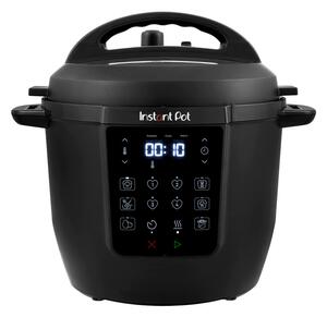Мултикукър Instant Pot Classic 112200001, 1000W, 5.7 л, 7 програми, Favorite бутони, LCD дисплей, Неръждаема стомана, Черен