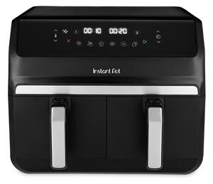 Двоен фритюрник с горещ въздух 8в1 Instant Pot Vortex DUAL INAFB91-BK, 1850W, 8 л, 205°C, EvenCrisp, Синхронизирано готвене, Сензорно управление, Черен/инокс