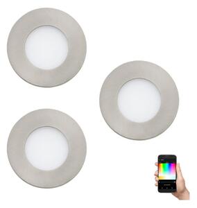 Eglo 32882 - комплект от 3 димируеми вградени LED RGB осветителни тела FUEVA-C LED/3W/230V