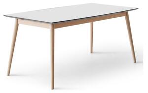 Сгъваема трапезна маса с бял плот 90x165 cm Meza – Hammel Furniture