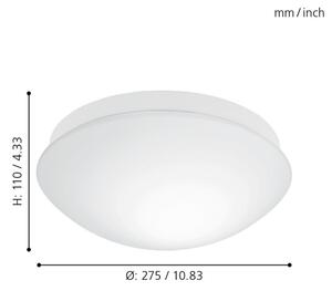 Eglo 97531 - За баня лампа със сензор BARI-M 1xE27/20W/230V IP44