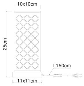 GLOBO 15229T1 - Настолна лампа CLARKE 1xE14/40W/230V