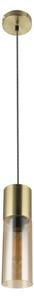 GLOBO 21000HM - Пендел ANNIKA 1xE27/25W/230V Ø 10,5 см месинг