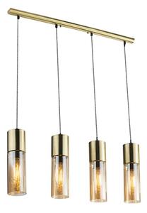 GLOBO 21000-4HM - Пендел ANNIKA 4xE27/25W/230V месинг