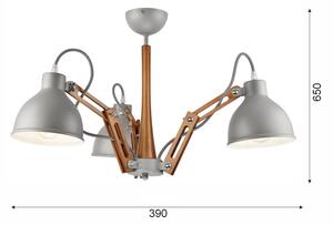 Плафон MARCELLO 3xE27/60W/230V за таван