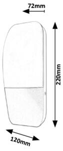 Rabalux 7996 - LED Екстериорна Стенна лампа ECUADOR LED/10W/230V IP65 800lm