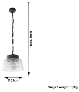 Полилей на верижка MARINA 1xE27/60W/230V