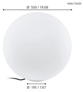 Eglo 98103 - Екстериорна Стояща лампа MONTEROLO 1xE27/40W/230V IP65 ø500