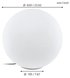 Eglo 98104 - Екстериорен лампион MONTEROLO 1xE27/40W/230V IP65 ø 600