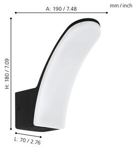 Eglo 98148 - Екстериорен LED аплик FIUMICINO LED/11W/230V IP44