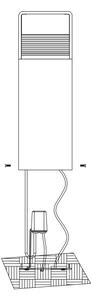 Eglo 98271 - LED Екстериорна лампа DONINNI LED/6W/230V IP44