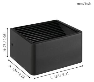 Eglo 98269 - LED Екстериорен аплик DONINNI LED/6W/230V IP44