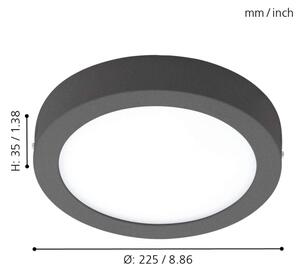 Eglo 98173 - LED външно регулируемо осветление ARGOLIS-C LED/16,5W/230V IP44