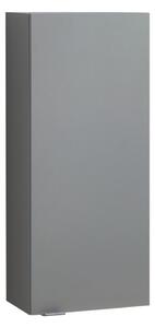 Стенен шкаф за баня от декор от бор в сив и естествен цвят 70x30 cm Quickset 394 – Pelipal