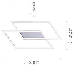 Paul Neuhaus 8192-55 - LED Димируем Повърхностно монтиран Полилей INIGO 2xLED/12W/230V