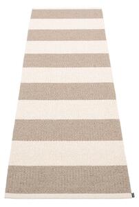 Бежова и кремава пътека за открито и закрито 70x225 cm Bob Mud Vanilla – Pappelina