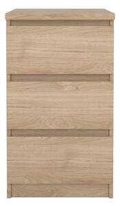 Скрин от дъбов декор в естествен цвят 40x70x50 cm Naia – Tvilum