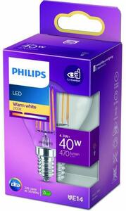 Сферична LED крушка за лампа Philips Classic 40 W E14 F 4,3 W (2700k)