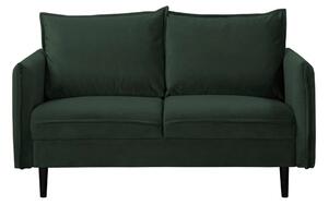 Тъмнозелен кадифен диван 138 cm Juli – Ropez
