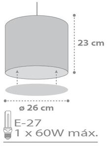 Dalber D-62012E - Детски Полилей SWEET DREAM 1xE27/60W/230V